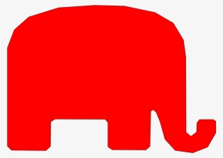 Elephant Republican Red