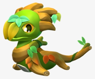 Jungle Dragon Baby - Cartoon