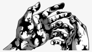 #anime #manga #hands #bloodyhands #bloody #blood #blackandwhite - Illustration