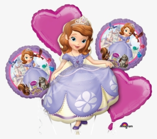 sofia the first balloon bouquet - sofia the first balloons