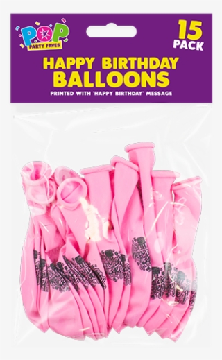 Pink Happy Birthday Balloons - Skipping Rope