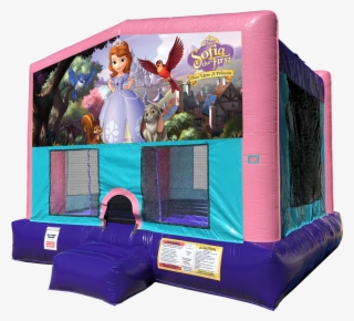 Sofia The First Sparkly Pink Bouncer Rentals In Austin - Lol Surprise Bounce House