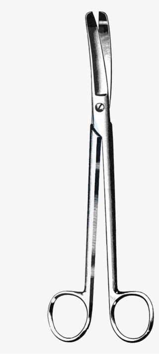 Sims Uterine Scissors, Curved, Blunt/blunt 8" - Surgical Instruments