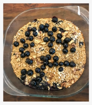 Baked Oatmeal With Bananas And Blueberries - Blueberry