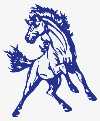 The Ridgeview Mustangs - Richmond Secondary School Logo