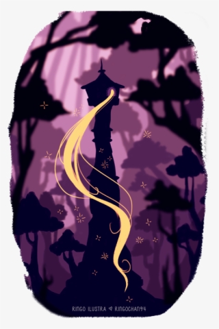 Tangled Silhouette Cliparts - Illustration