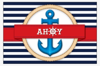 Tcr2155 Nautical Ahoy Postcards Image - Emblem