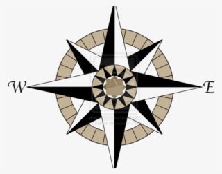 Nautical Star Tattoos Png Transparent Images - Transparent Background Compass Clipart