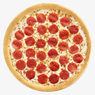Pepperoni Pizza - Pizza Top View Png
