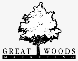 Great Woods Marketing Logo Png Transparent - Tree