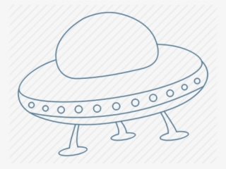 Drawn Ufo Alien Ship - Illustration