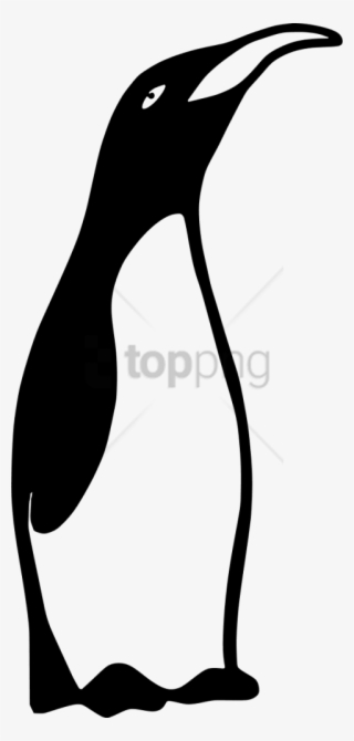 Free Png Download Penguinblack And White Png Images - Clipart A Penguin Black And White