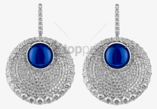 Free Png Download Diamond Earrings Png Png Images Background - Blue Earring Png