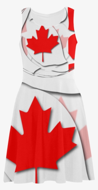 Flag Of Canada Atalanta Sundress - Fold A Flag Canada