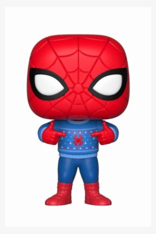 Spiderman Christmas Sweater Funko Pop