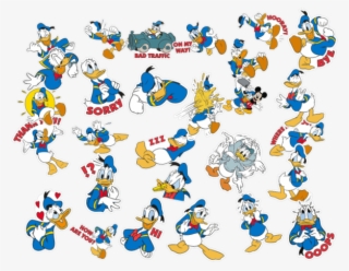 Funny Donald Duck Whatsapps Stickers Download - Cartoon