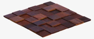 A Wooden Mosaic Of The “thermo Wood” Line Attracts - Plywood