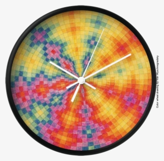 Om Festival 24 Color Wheel Clock, Ltd - Circle