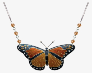 Monarch Lg Necklace - Butterfly Necklace