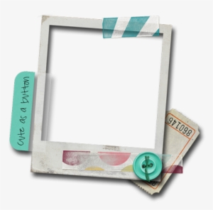 Vintage Polaroid Png Download - Cute Polaroid Frame Png