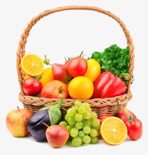 Foto Cesto Con Variedad De Frutas Y Verduras Es Caragol - Fruits And Vegetables Basket