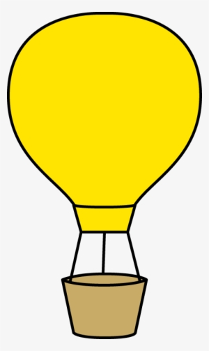 Yellow Balloon Clipart Yellow Hot Air Balloon Png Ctoxkx - Hot Air Balloon Colouring