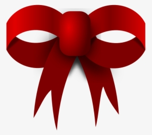 Small Clipart Red Bow - Red Bow Png Small