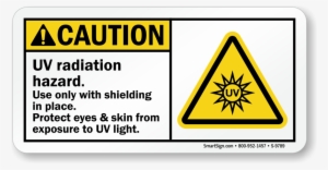 Uv Radiation Hazard Ansi Caution Sign - Uv Radiation Warning Sign