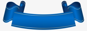 Ribbon Blue Png Picture Royalty Free Library - Blue Banner Ribbon Png
