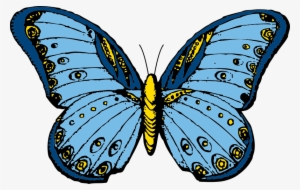 Free Butterfly - Custom Blue Butterfly Throw Blanket