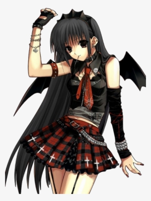 Anime Vampire Girl With Wings - Vampire Anime Girl Png