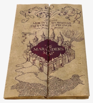 Marauders Map Footprints Png - Harry Potter Original Marauders Map