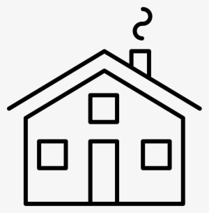 Cottage House Clipart Outline