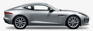 Grey F Type Sideview Jaguar Transparent Png - Jaguar F Type Silver