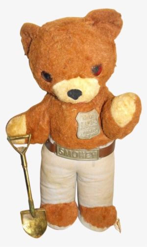 Smokey Ranger Bear Ideal Stuffed Toy Prevent Forest - Wildfire