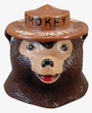 Vintage Smokey Bear Snuffit For Car Dashboards Old - Car