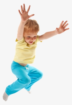 children at trampoline park1 - baby jumping png