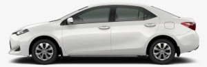 Corolla Left Side - Hyundai Verna White 2018