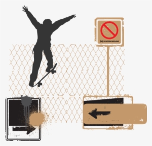 Skate Jump Ollie Vector Illustrations Png Graphic Cave - Ollie