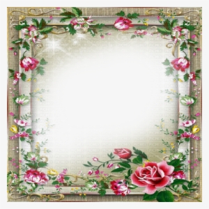 Vintage Rose Frame - Picmix