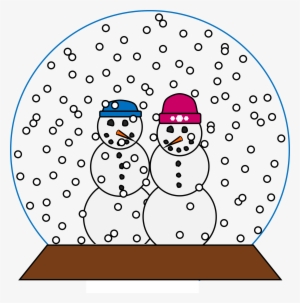 This Free Icons Png Design Of Snowpeople Snowglobe