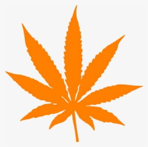 Clip Royalty Free Stock Orange Leaf Clip Art At Clker - Orange Weed Leaf Png