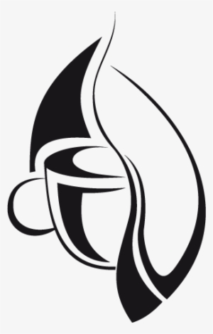 Coffee Bean Cup Logo Wall Sticker - Coffee Art