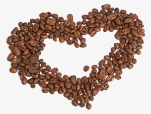 Coffee Bean Heart Png - Bean
