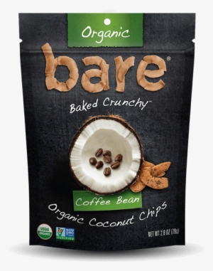 Coconut Coffee Bean - Bare Organic Sweet Ginger Coconut Chips (12x2.8 Oz)