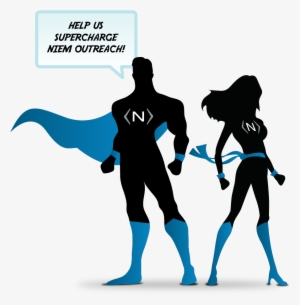 Outreach Resources Niem National - Superhero Silhouette Female