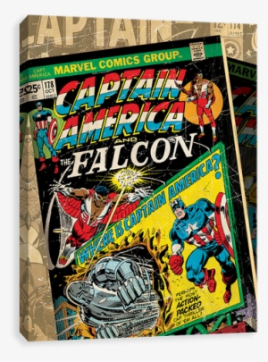 Captain America And The Falcon - Lamina Framed Poster: Marvel Comics Retro: Captain