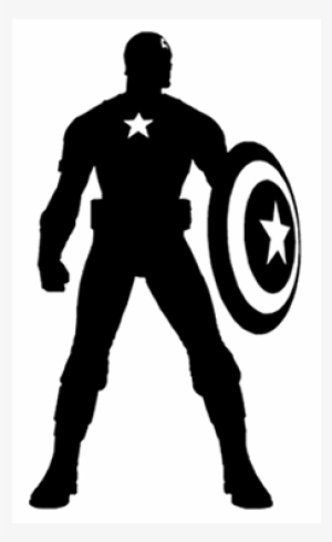Jordan Bray - Captain America Silhouette Vector
