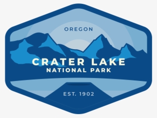 Crater Lake Vinyl Sticker - Illustration