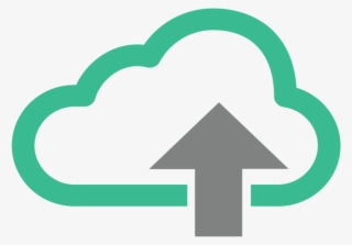 Cloud Upload Vector Icon - Traffic Sign